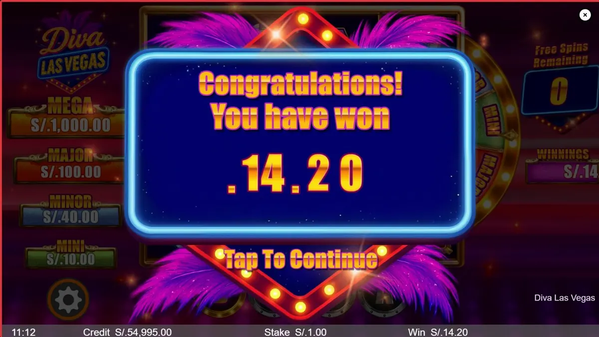 Tampilan visual slot Diva Las Vegas dengan tema panggung kasino yang mewah