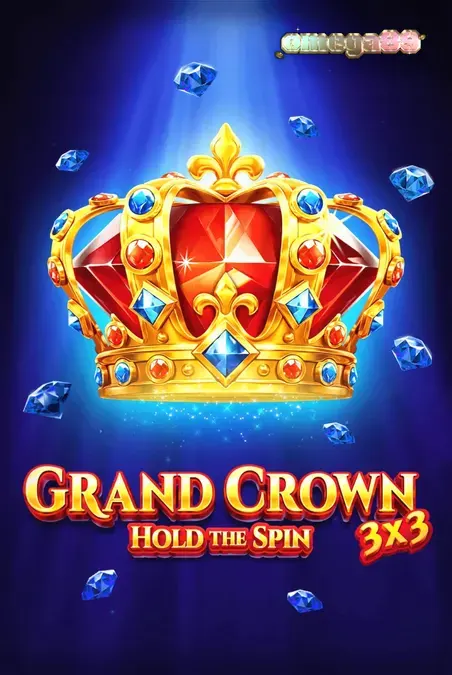 Tampilan visual slot 3x3 Grand Crown dengan simbol buah dan mahkota emas